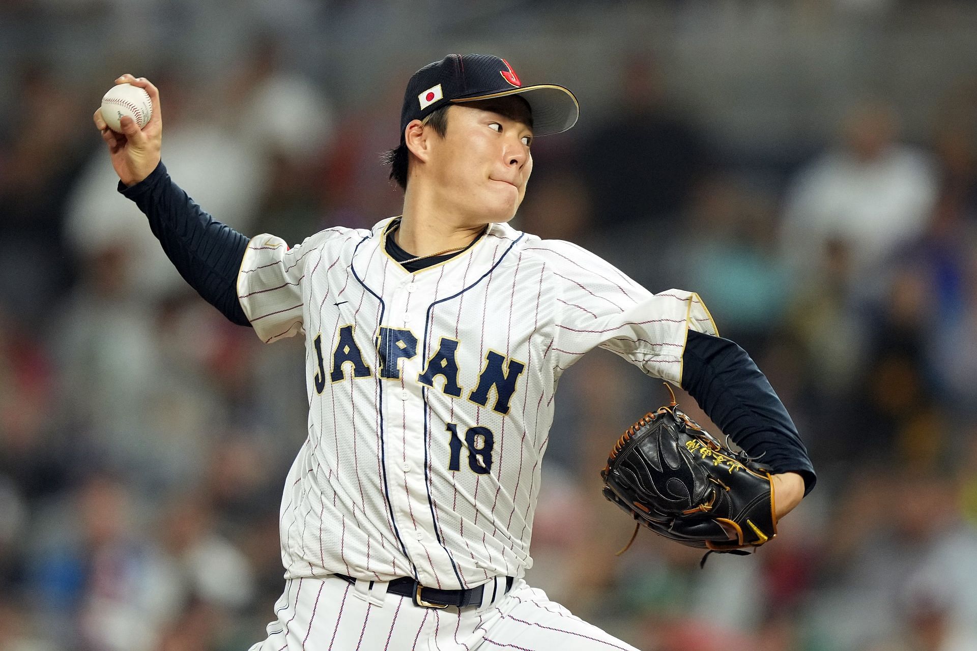 Yoshinobu Yamamoto currently plays for the Orix Buffaloes in the NBP